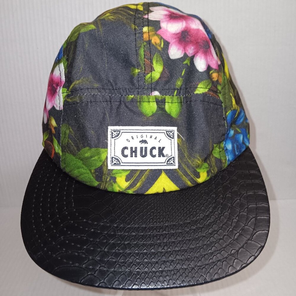 ORIGINAL CHUCK FLORAL CAMPER PANEL BRIM CAP/HAT